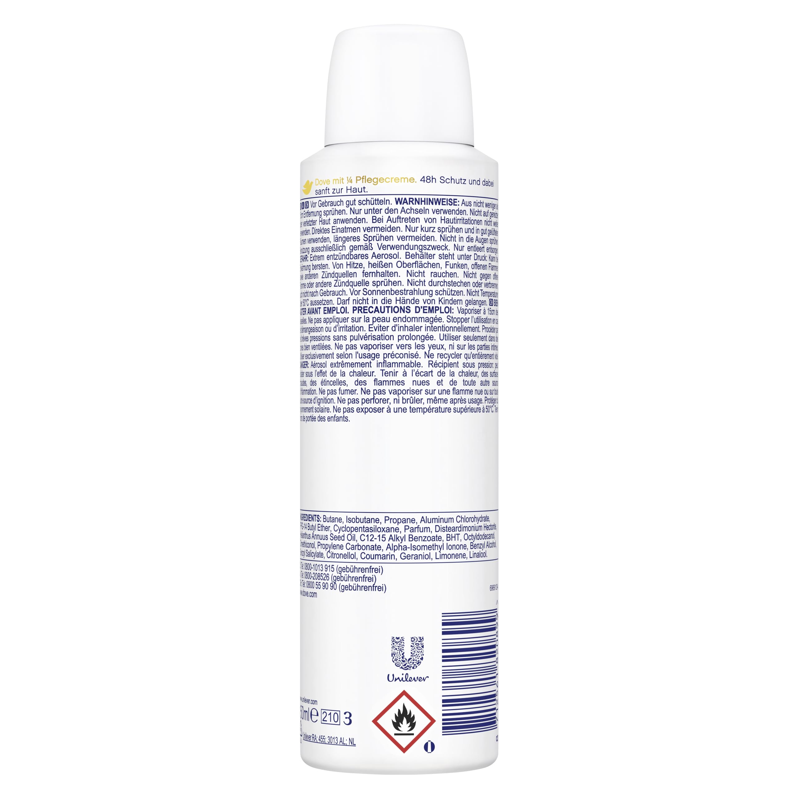 Dove Soft Feel Antyperspirant 6 x 150 ml