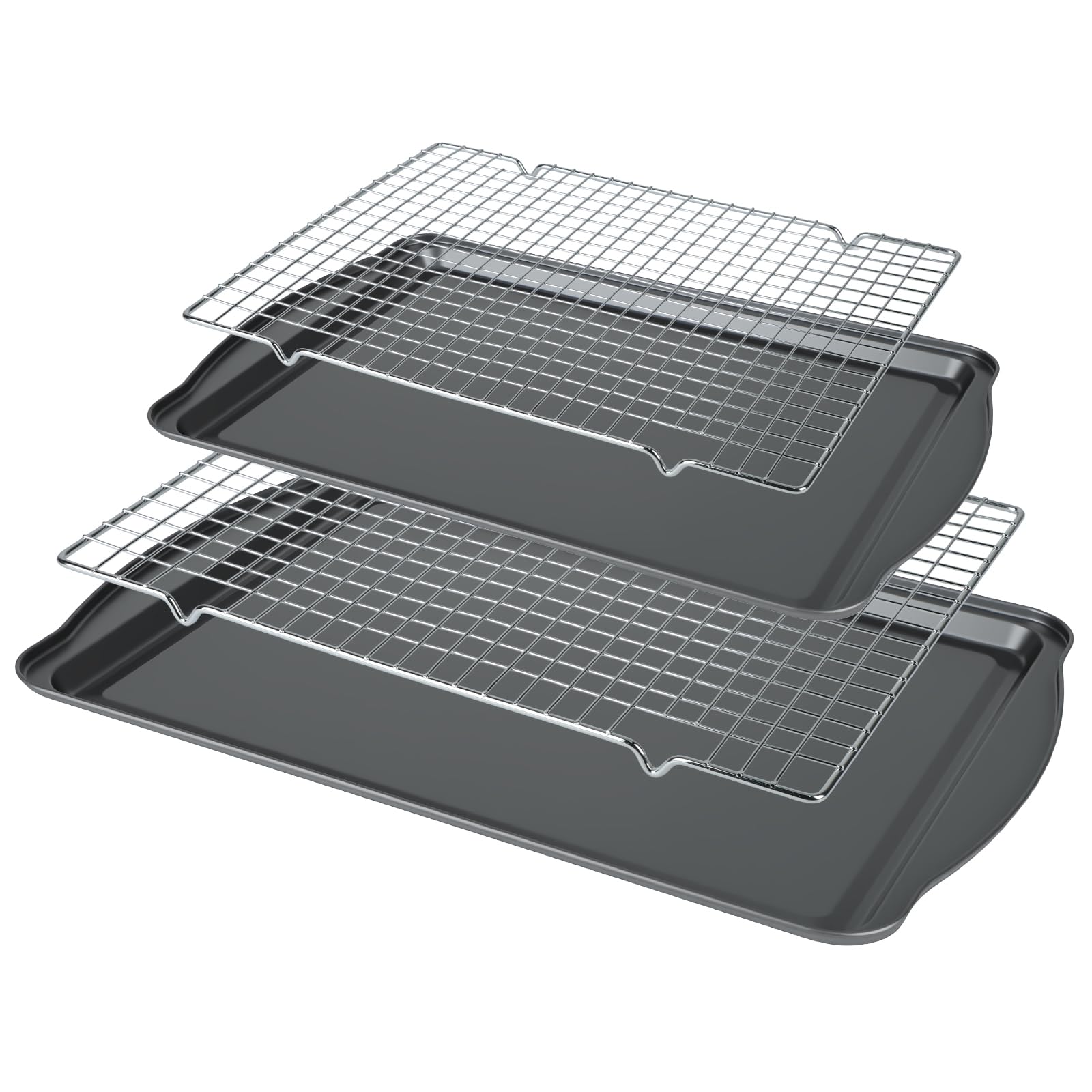 Plaque de cuisson avec grille de séchage antiadhésive en acier au carbone