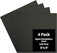 Vista 11 de Kydex Sheets - Solid Color DIY Kit for Crafting Holsters, Sheaths, and Mag Pouches - (8x8, 8x12, 12x12), Premium Thermoform Sheets - Thick, Durable