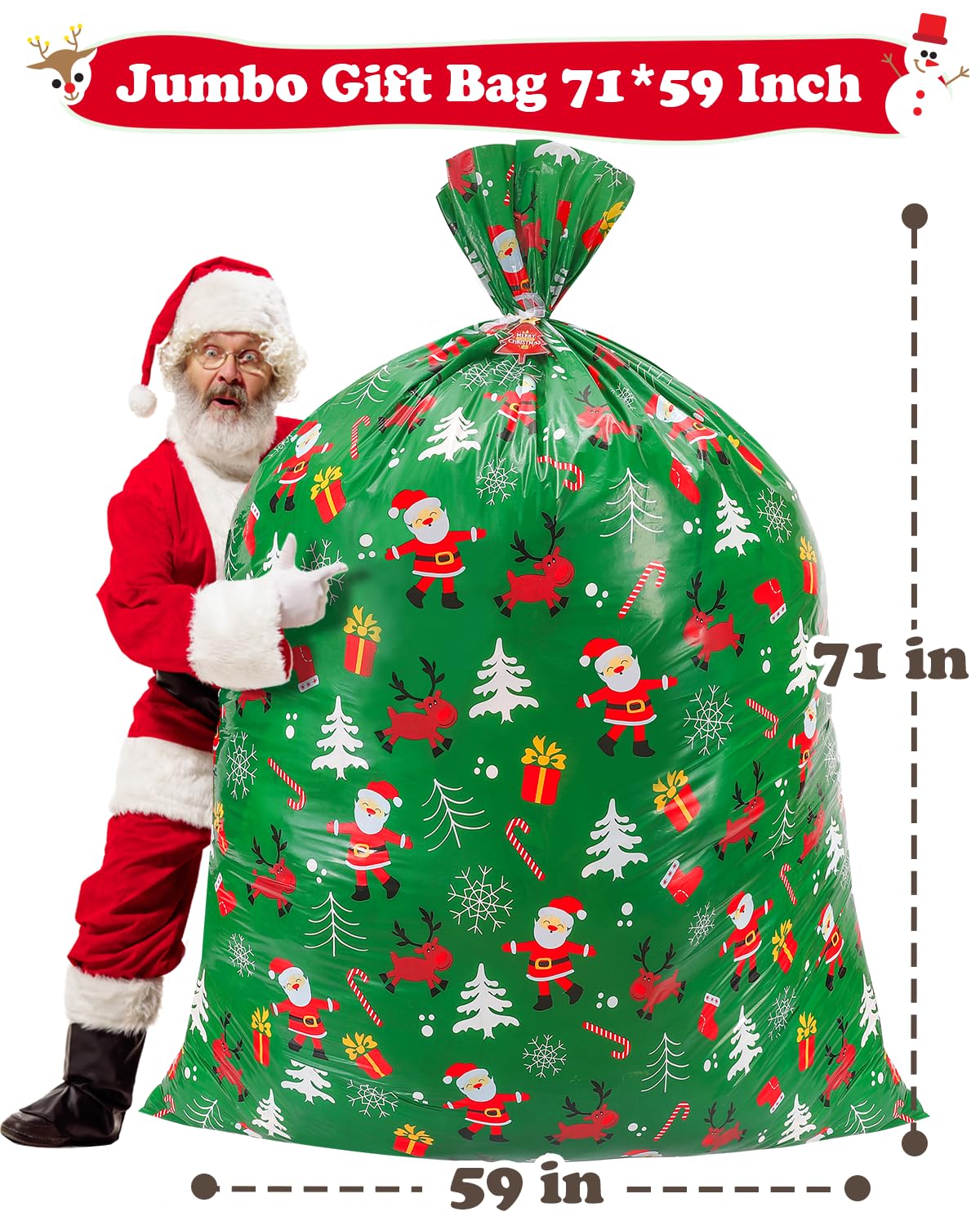 Amazon.com: Extra Large Oversized XXL Jumbo Holiday Bike Gift Bag