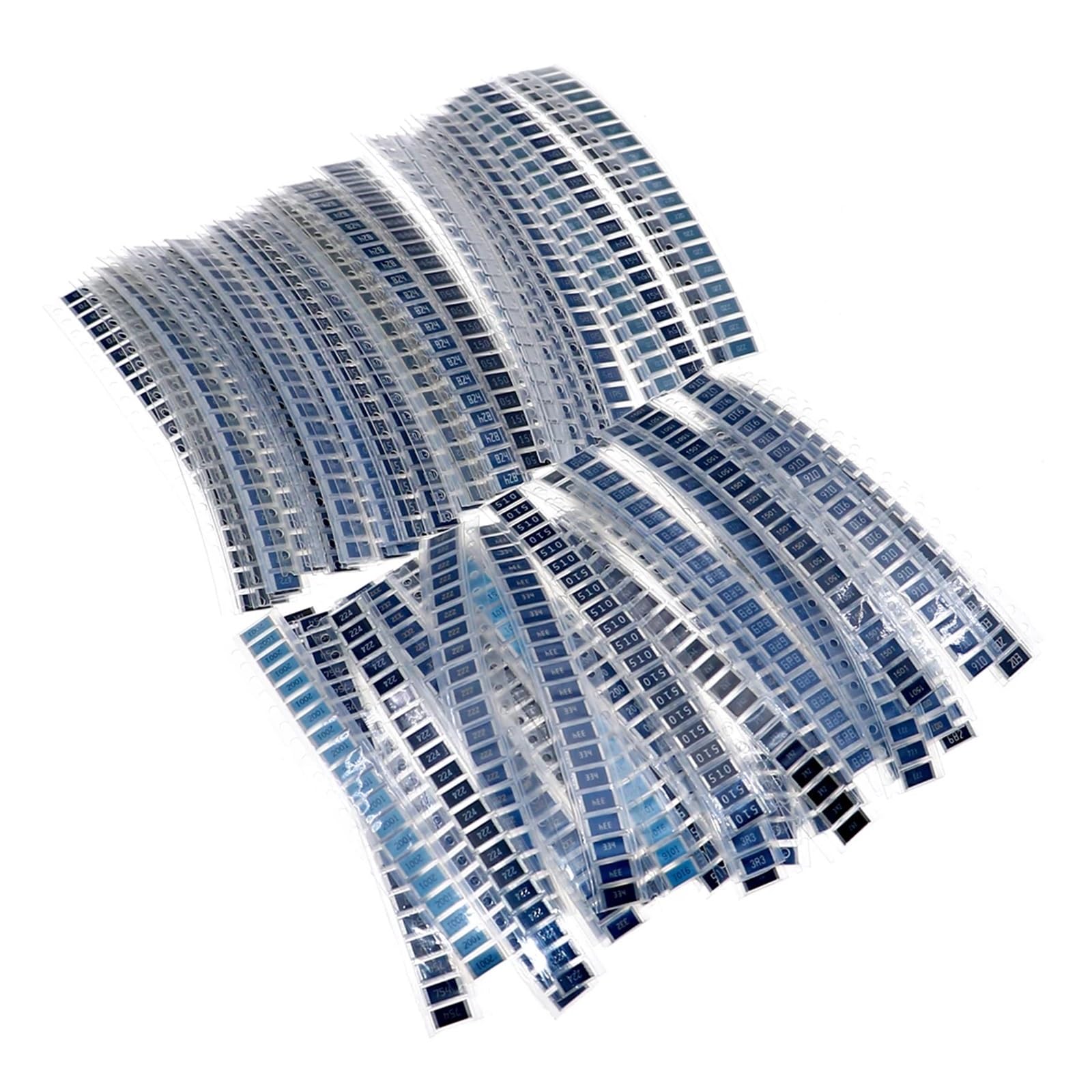 Kit Surtido de resistencias SMD en Chip 2512 de 1 W (73 Tipos x 20 Unidades)