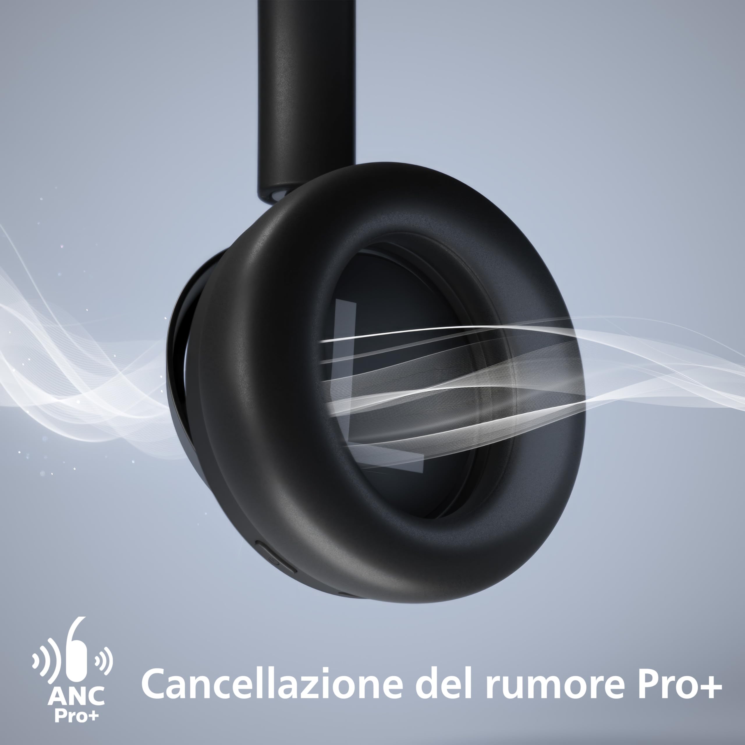 Philips Audio Fidelio L4SE Cuffie Bluetooth wireless con cancellazione del rumore, qualità superiore delle chiamate, assistente vocale, compatibili con fino a 50 ore di riproduzione musicale, nero