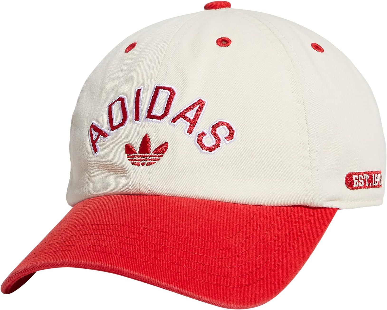 adidas Originals Men's New Prep Relaxed Adjustable Fit Washed Cotton Hat