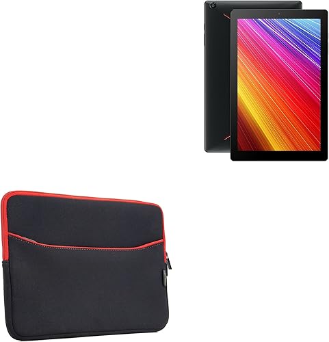 BoxWave - Funda compatible con Chuwi Hipad (funda de BoxWave) - Traje suave con bolsillo, funda de neopreno suave, bolsillo con cremallera para