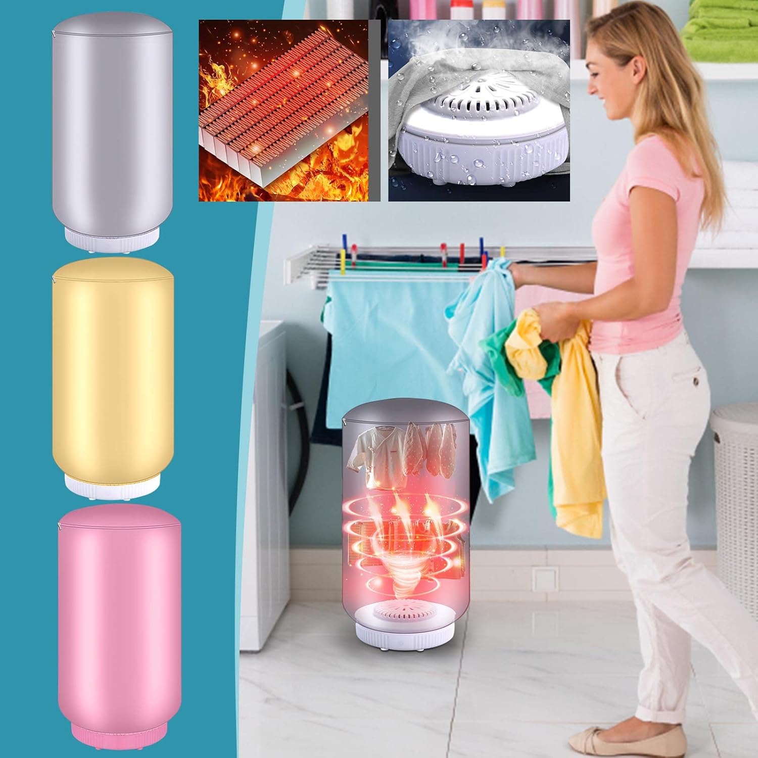 Mini Drying Machine for Laundry, Dryer Household Dryer