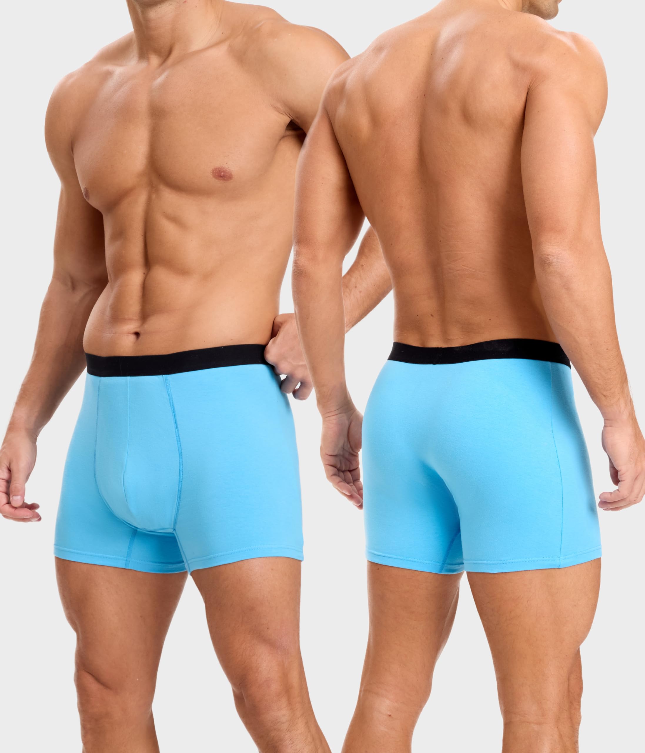 FORVEVO Calzoncillos de incontinencia para hombre, 150 ml, algodón, lavables, para incontinencia, ropa interior con absorbencia, reutilizables, a prueba de fugas, paquete de 5 unidades, Multicolor01