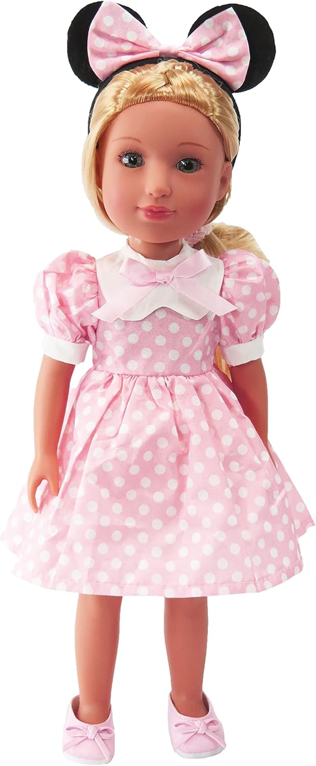 American Fashion World Blue Princess Cinderella Gown for 18-Inch Dolls | Premium Quality & Trendy Design | Dolls Clothes | Outfit Fashions for Dolls for Popular Brands