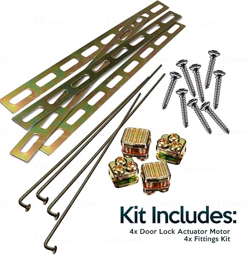 Miniatura 7 de Zone Tech, Paquete de 2 actuadores de cierre de puerta de alta potencia - Actuador de cierre de puerta de alta potencia resistente, duradero