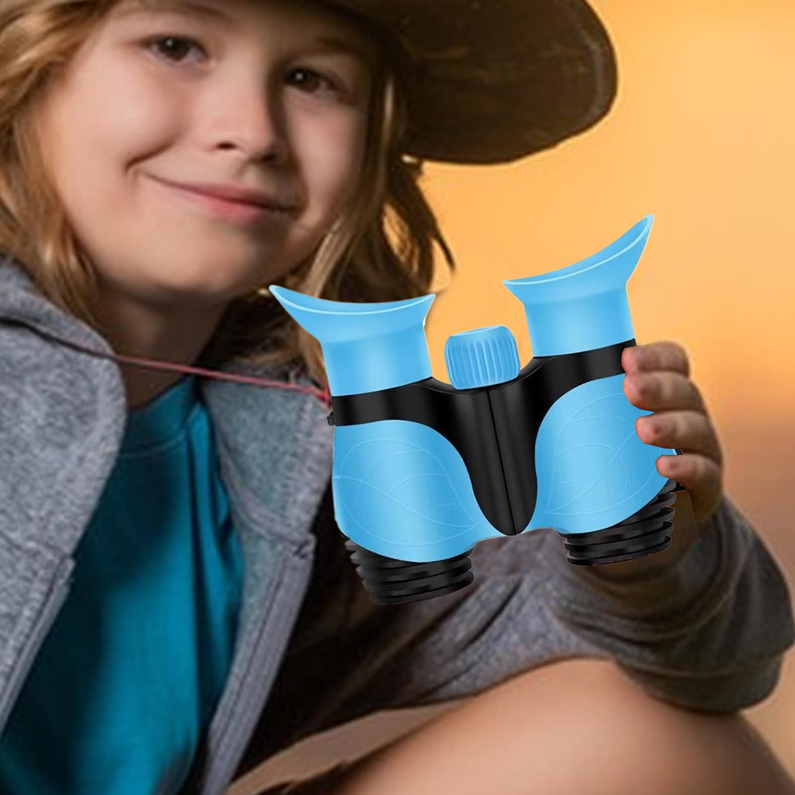 Prismáticos Compactos para Niños | HD Portátiles para Exteriores,8X Aumentos, Observación De Aves para Senderismo, Turismo Y Espectáculos Al Aire Libre