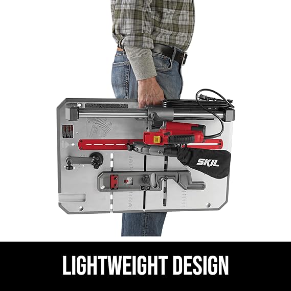 SKIL 3601-02 Flooring Saw with 36T Contractor Blade, Red and black