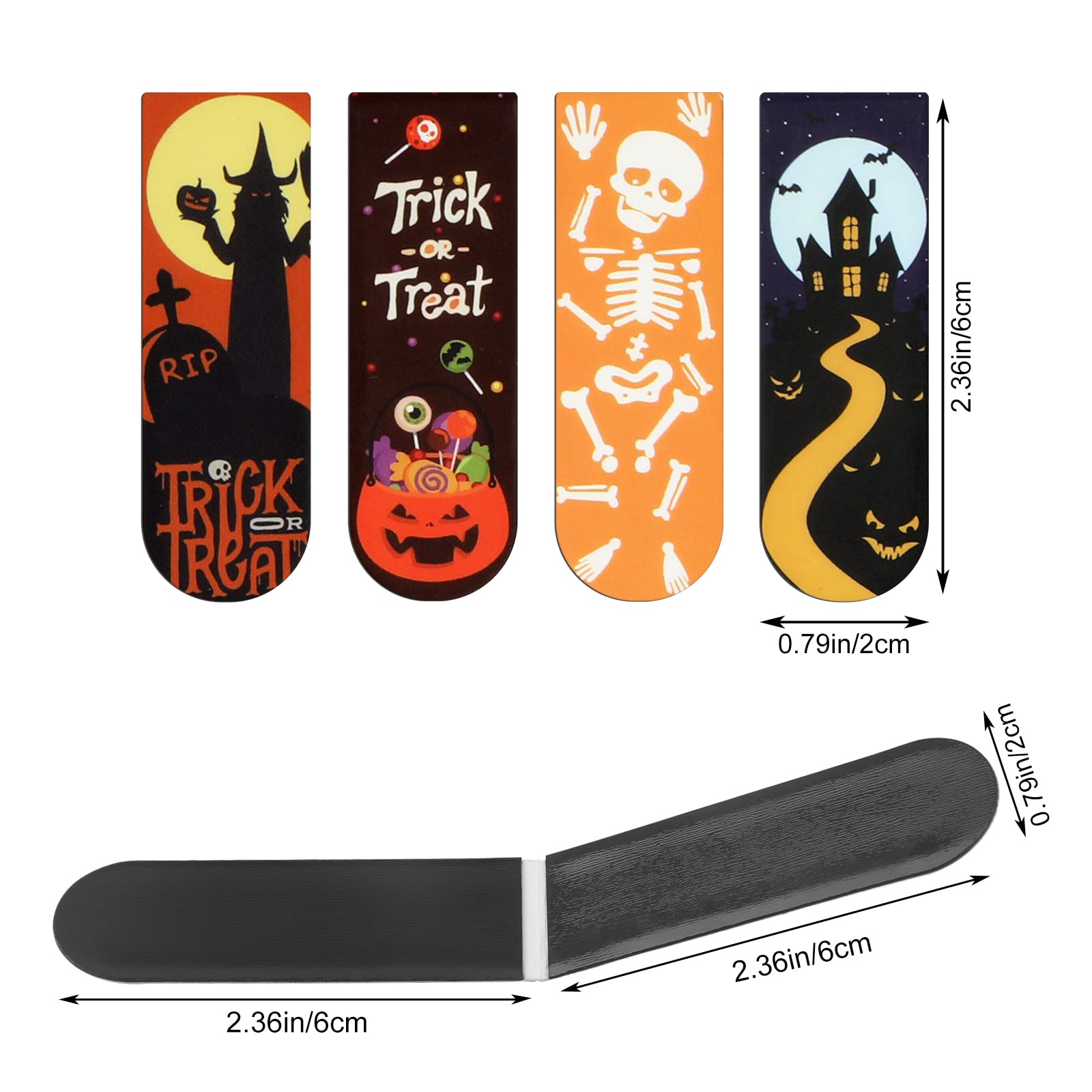 Pack De 30 Marcadores De Libro Magnéticos Con Diseño De Meteoritos Y Cielo Estrellado - 2x6 Cm, 30 Estilos Diferentes