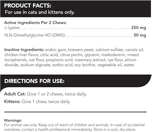 Miniatura 6 de Vetri Lisina felino 120masticables