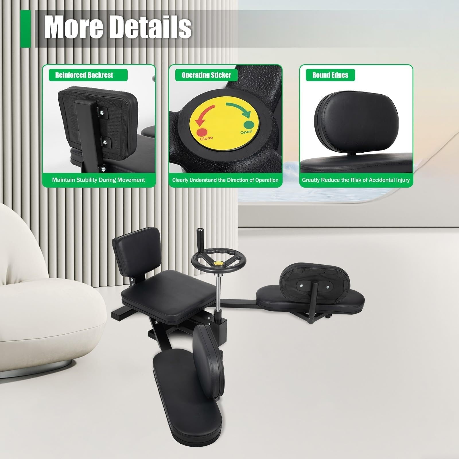 Amazon.co.jp: レッグストレッチャー ストレッチマシン、3バーレッグ