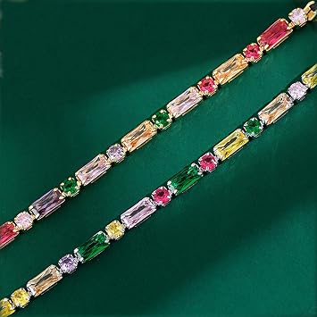 Bracelets For Womens Colourful Women's Chain Bracelet - Fashionable & Versatile Hand Accessory-white
