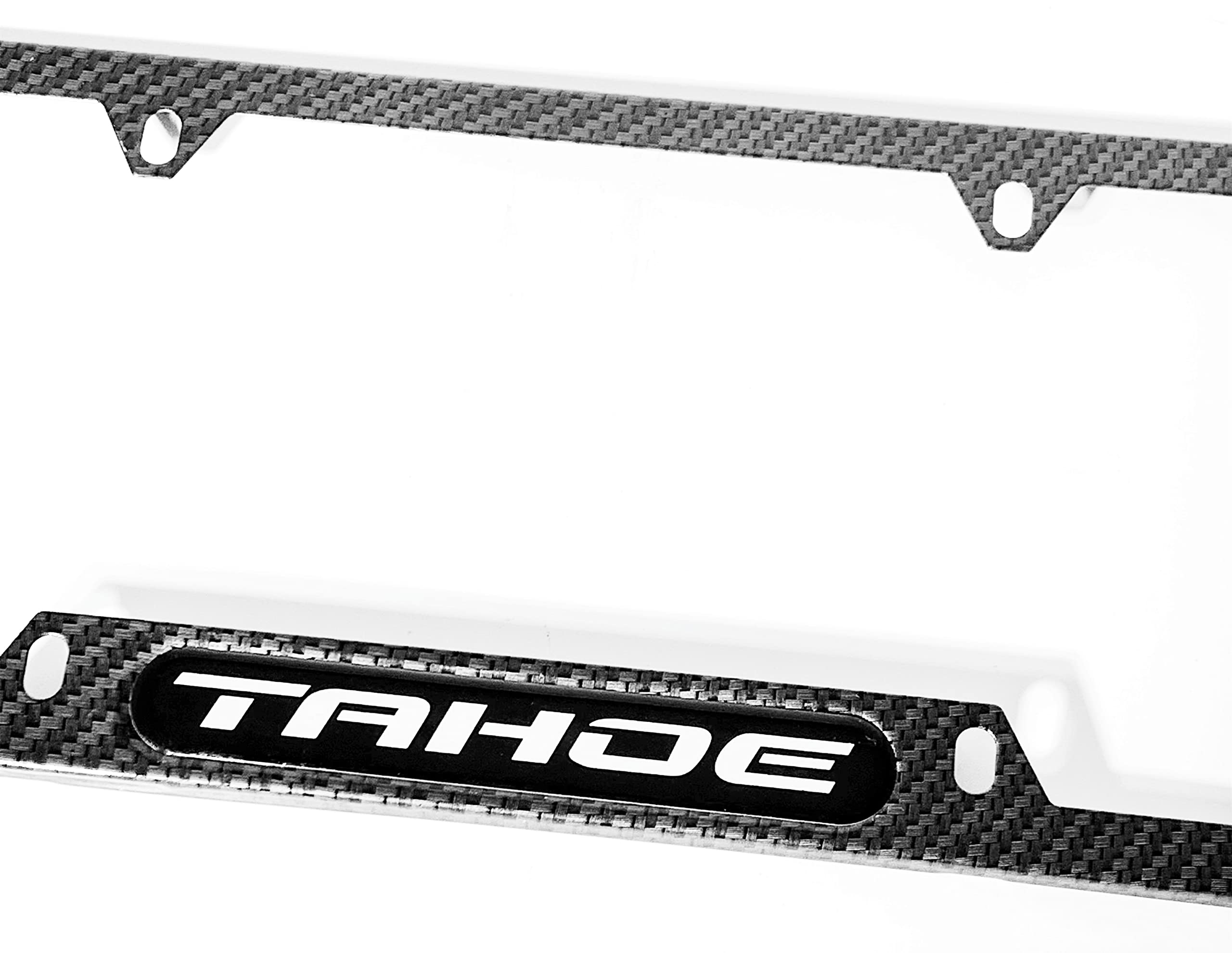 Soporte para placa de matrícula de fibra de carbono para VW Rline (1)