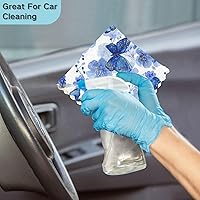 Vista 203 de Juego de 6 paños de cocina reutilizables súper absorbentes para lavar platos, autos y hogar, lavables a máquina