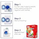MAXXPRO Color Grabber/Catcher Laundry Sheets - 50 Count | Prevent Colour Transfer, Protect Clothes, Allow Mixed Washes | Color Protection | Safe For Fabrics & Water Temperatures | Pack Of 2(50 Units) gallery image