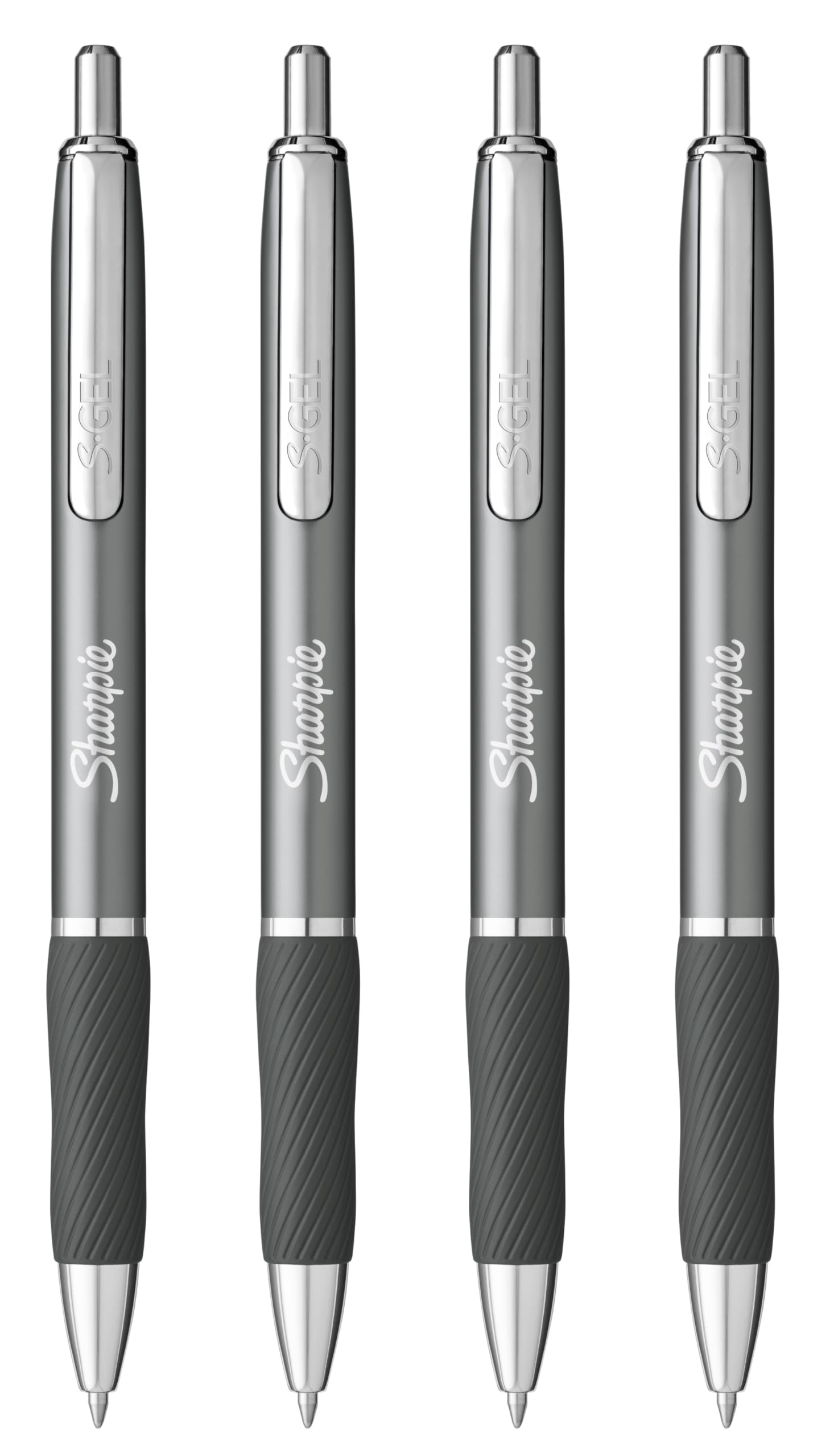 Sharpie S-Gel Pens, Black, 1 count (Pack of 4)