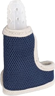 Luva para Parar de Chupar, Protetor de Dedo para bebê, Mordedor de Silicone Macio para Parar de Chupar o Dedo (Transparente)