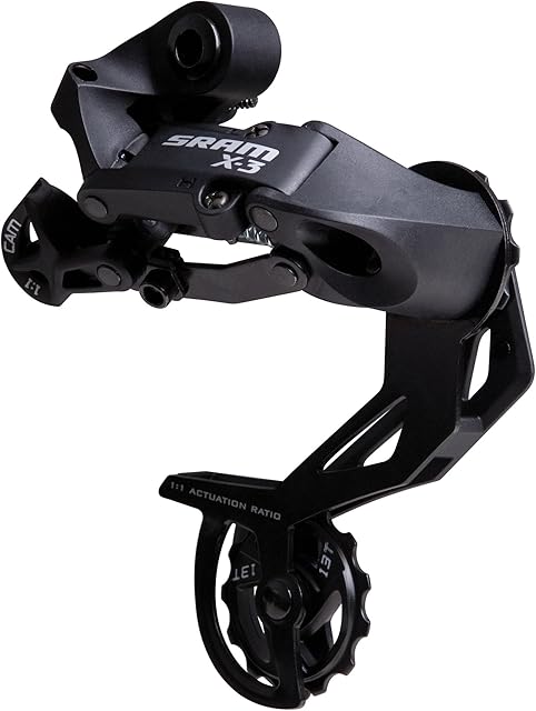 Sram MTB X3 Rear Derailleur 7-8 Speed - Long Cage, Black