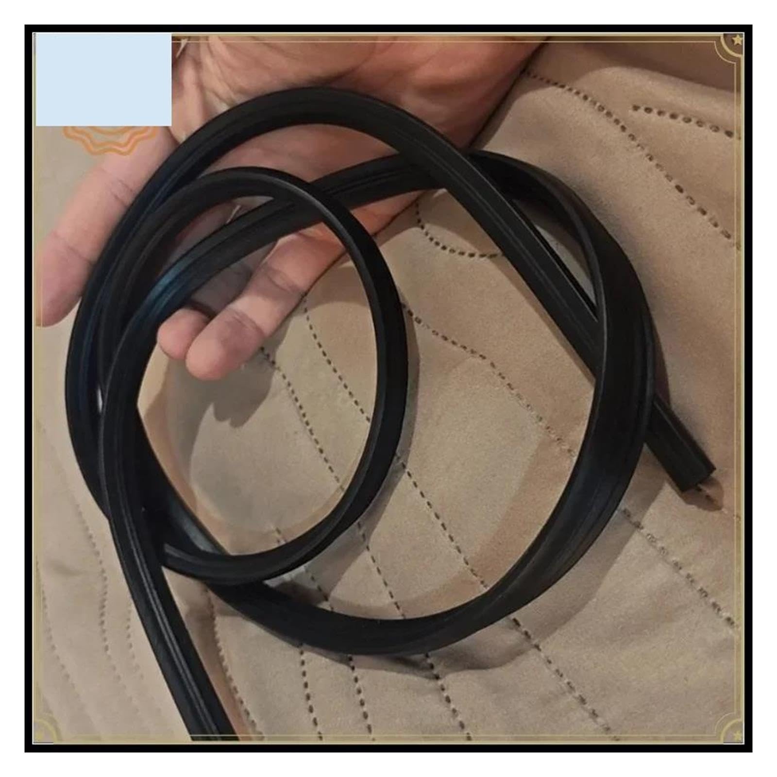 Junta de tira de sellado de goma for puerta de lavavajillas, Compatible con Midea, X4-Y X1 W3908T W3906B