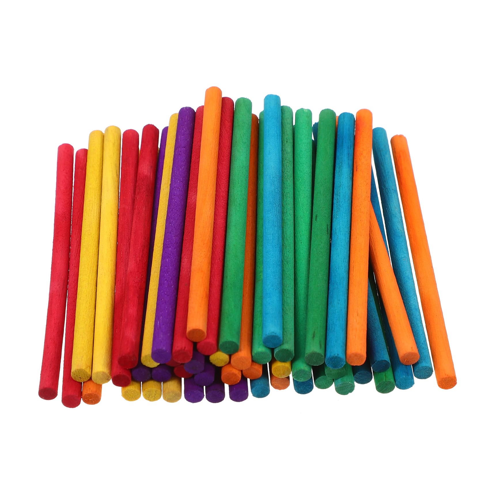 500 Palitos de Helado de Madera para Bricolaje, Seguros y Fáciles de Sostener, Ideales para Hacer Juguetes y Proyectos Creativos