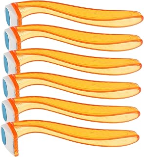 minkissy 6 Peças Navalha Feminina Removedor De Pelos Feminino Navalha Feminina Navalha Feminina Barbeador Perna Navalha Barbeador Depilador De Axilas Barbeador De Biquíni Navalha De Axilas