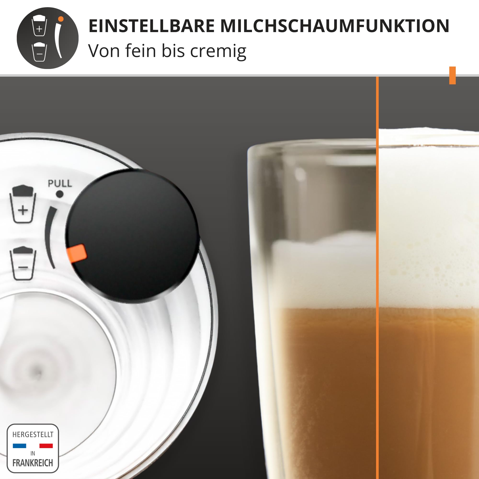 KRUPS Sensation Milk Kaffeevollautomat EA912E, 6 Kaffee & Milchgetränke, Milch Maestro Technologie