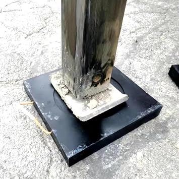 High Density Heavy Duty Outrigger Jack Pad 12 16 20 24 28 Inch, Commercial Large RV Leveling Blocks Crane Trailer Bucket Trucks Tows Outrigger Pads, Square Stabilizer Legs Mats