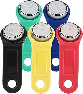 5pcs RFID TM Card Set IButton Touch Memory Key, Waterproof, Compact Size and Light Weight, Easy and Convenient to Install, Suitable for Various Safety Purp