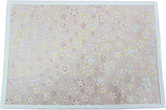 Buddhist Articles Shiki Sakura Sakura Pattern, 2 Shaku, Sutra Desk, Buddhist Altar, Buddhist Altar Mat, Buddhist Altar Mat (Yellow)