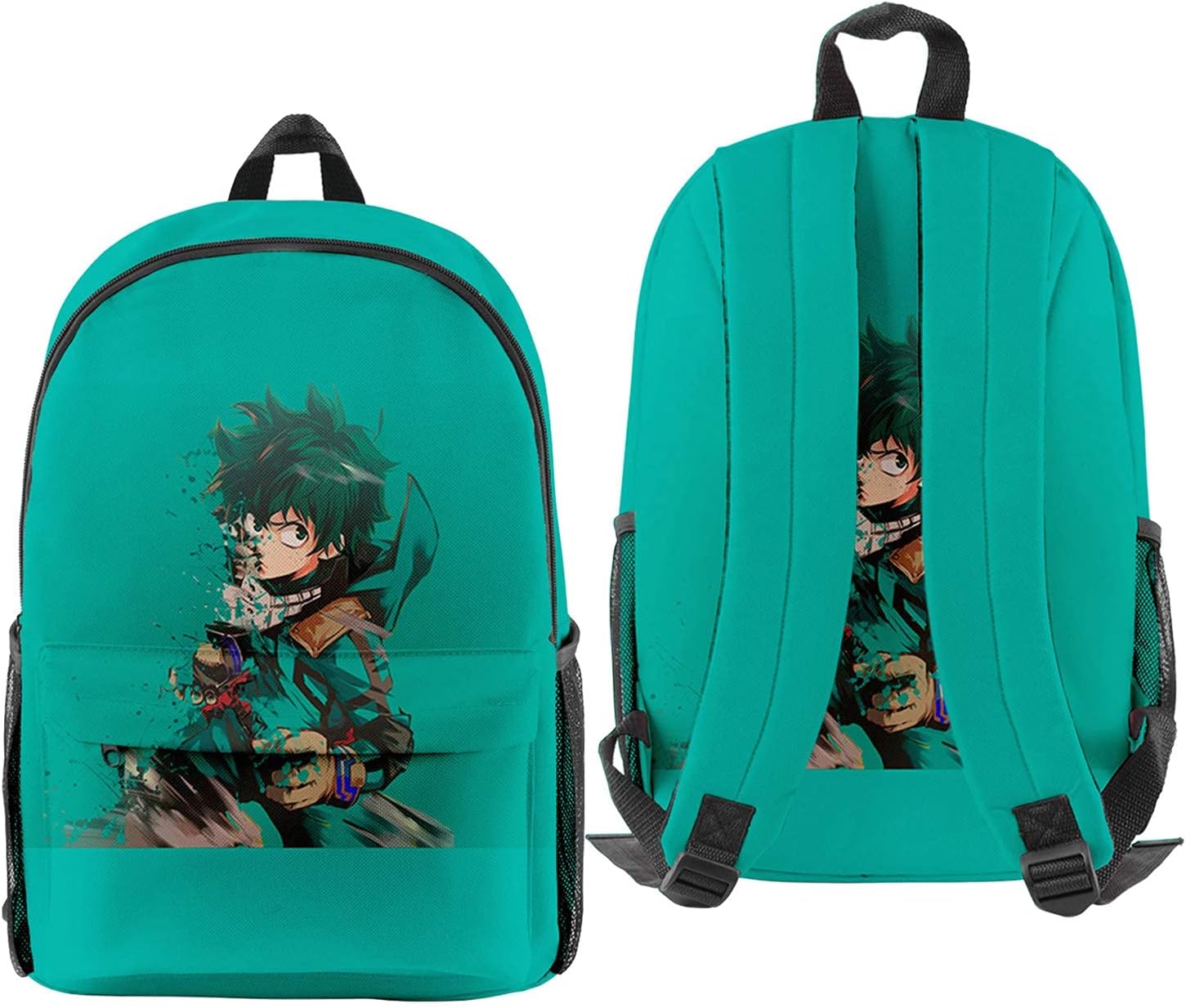 MHA Backpack School Bag No Hero Academia Izuku Midoriya Deku Todoroki