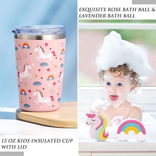 Miniatura 5 de Regalos de unicornio para niñas de 4 a 6 a 8 años, adolescentes y niñas, juguetes de unicornio con manta que brilla en la oscuridad, regalos de