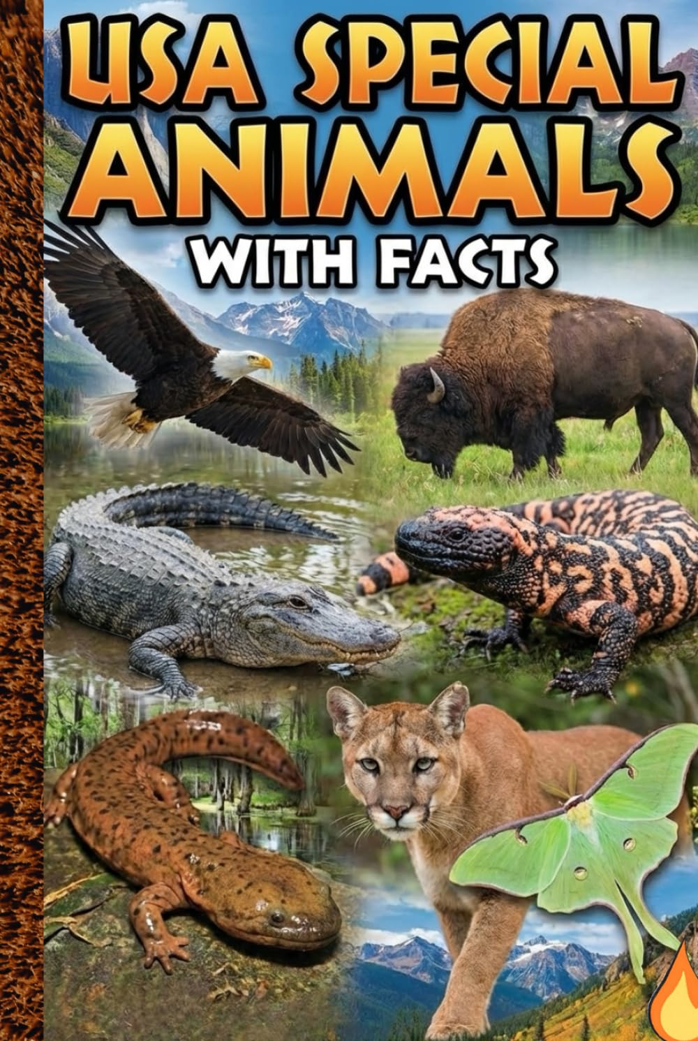 USA Special Animals with Facts Amazing Wildlife of America – Fun & Educational Animal Facts for Kids Age 10+