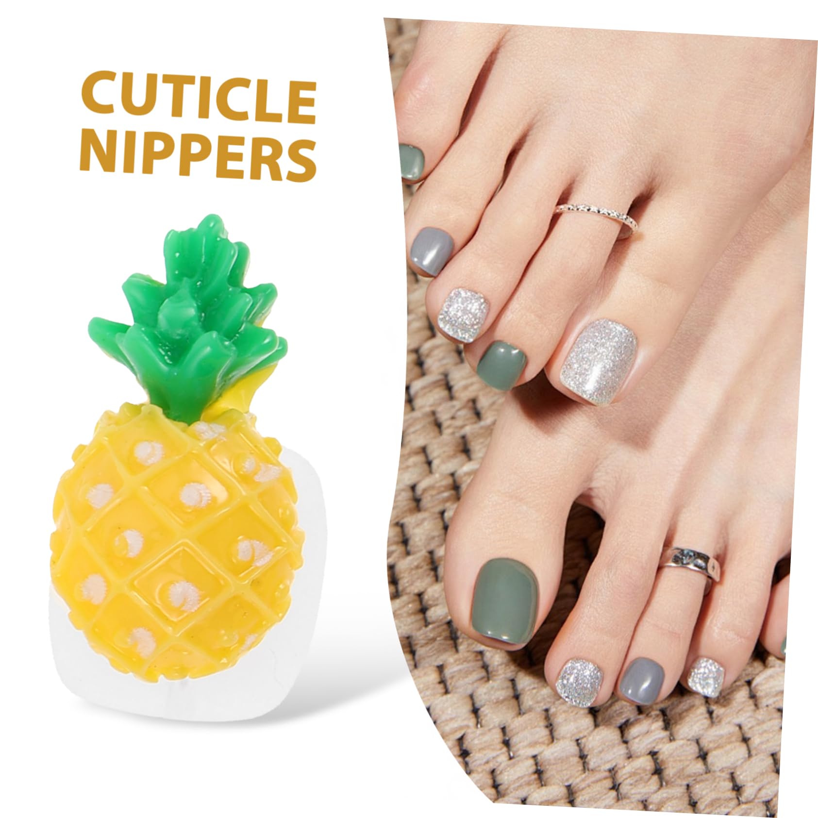 HAPINARY Toe Spacers for Women 8pcs Nail Art Separators Soft Silicone Separator Anti-slip Washable Comfort Fit