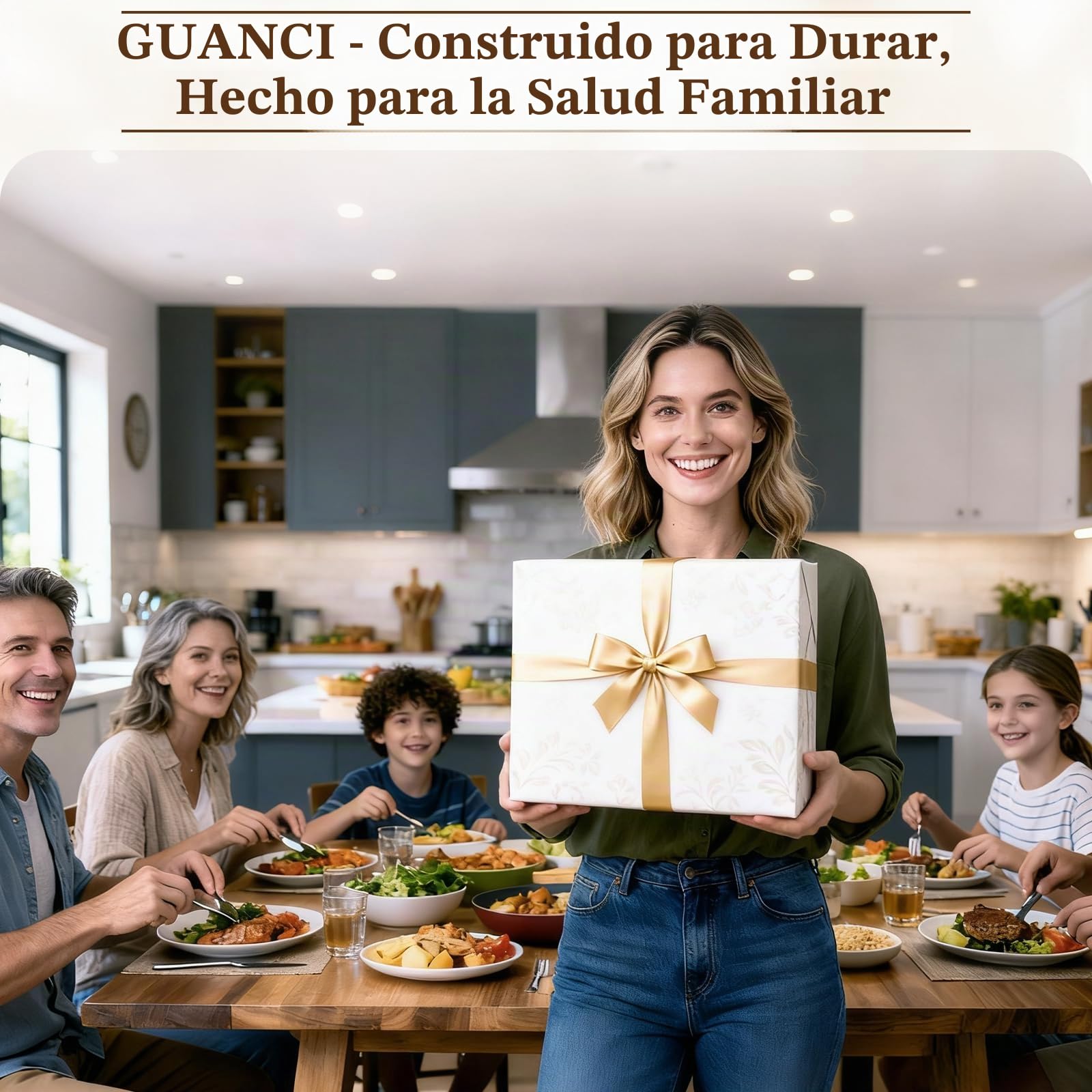 Gunci Tabla de cortar acero inoxidable doble cara para carne/verduras, fácil de limpiar, grande 40,6 x