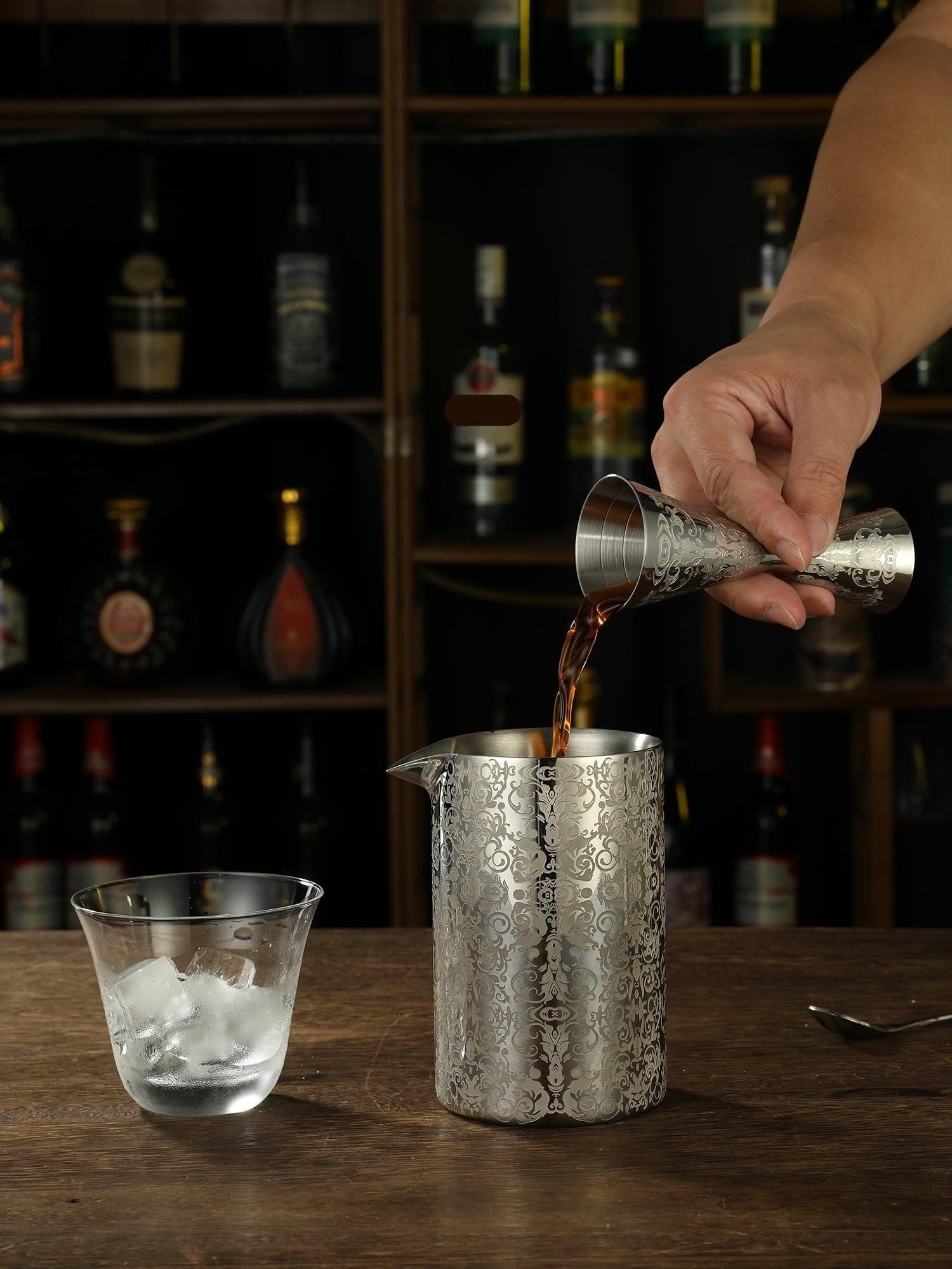 Cocktail Messbecher 30/60 Ml & 30/45 Ml Barwerkzeug Edelstahl | Silver 30 60ml