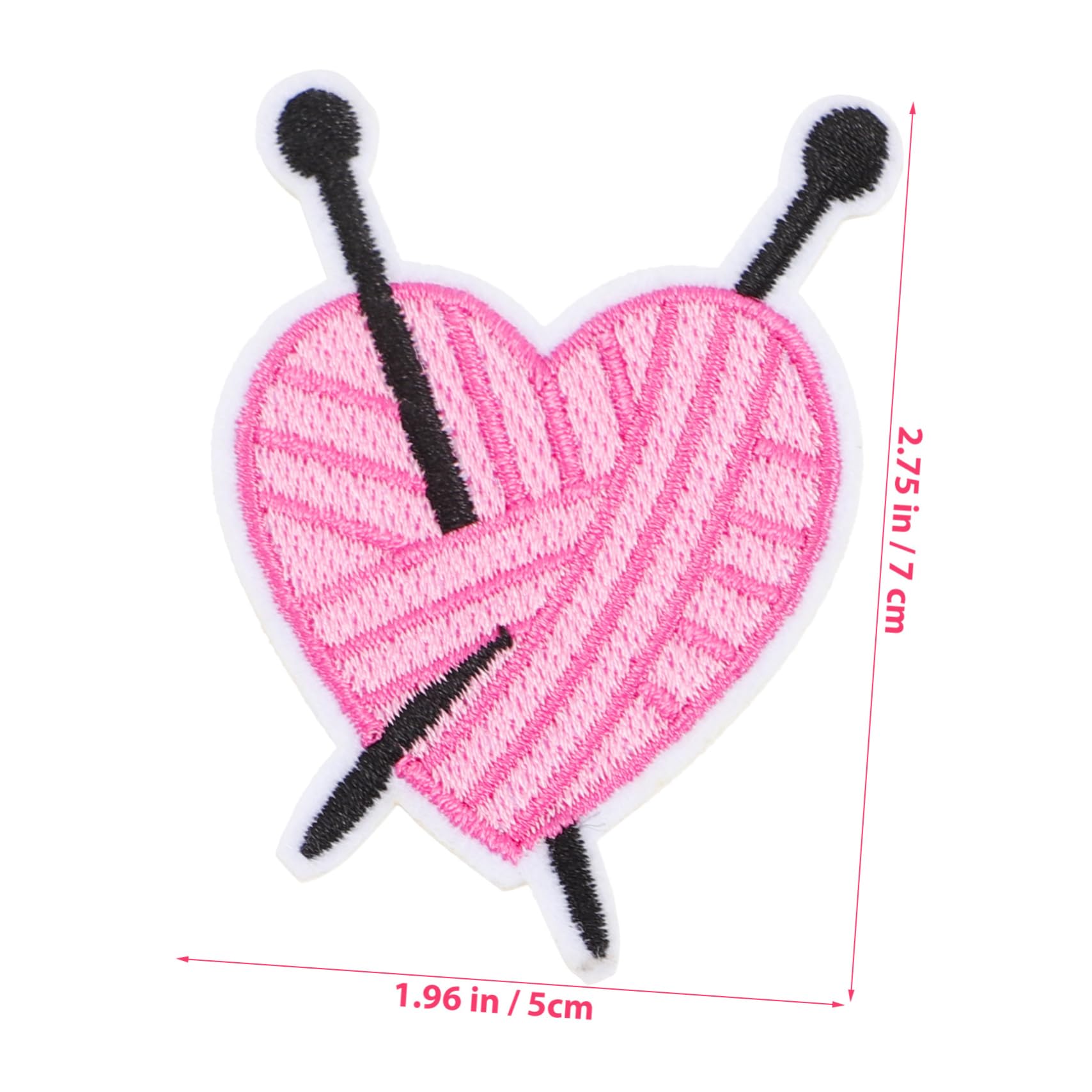 jojofuny 3 Set Patches Cuore Da Applicare Toppe Termoadesive Per Abbigliamento Decorazioni Fai Da Te Per Cucire E Riparare Vestiti Adatte Per Casa E Negozio 20 Pezzi * 3