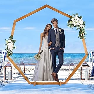 Arco de Rosas Trepadoras,Arco de Boda al Aire Libre for la Ceremonia,Arco de Boda de Madera,Diseño de Arco de Globos,Arco de Jardín,Decoraciones de Boda Rústicas