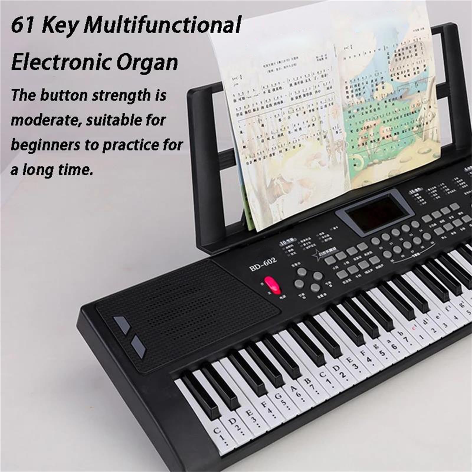 Órgano Electrónico Portátil De 61 Teclas Multifuncional Para Interpretación Profesional(Type2)