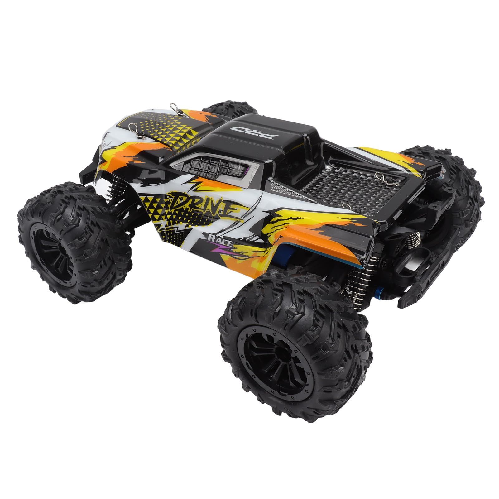 RC samochód terenowy, pilot zdalnego sterowania 35A ESC 2.4G bezstopniowa zmiana prędkości ze śrubami dla ponad 14 dla rozrywki (pomarańczowy)