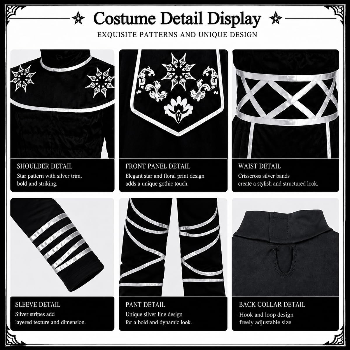 Kostium Ninja dla dzieci, czarny, Halloween, karnawał, kostium Cosplay
