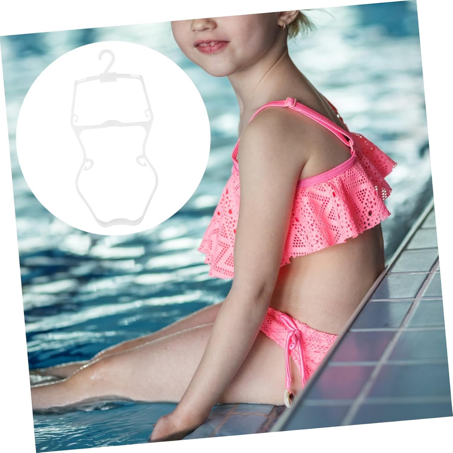 5Pcs Hangers for Clothes Non Slip Clothes Hangers for Swimwear and Nursery Organization Space Saving Design for Boys