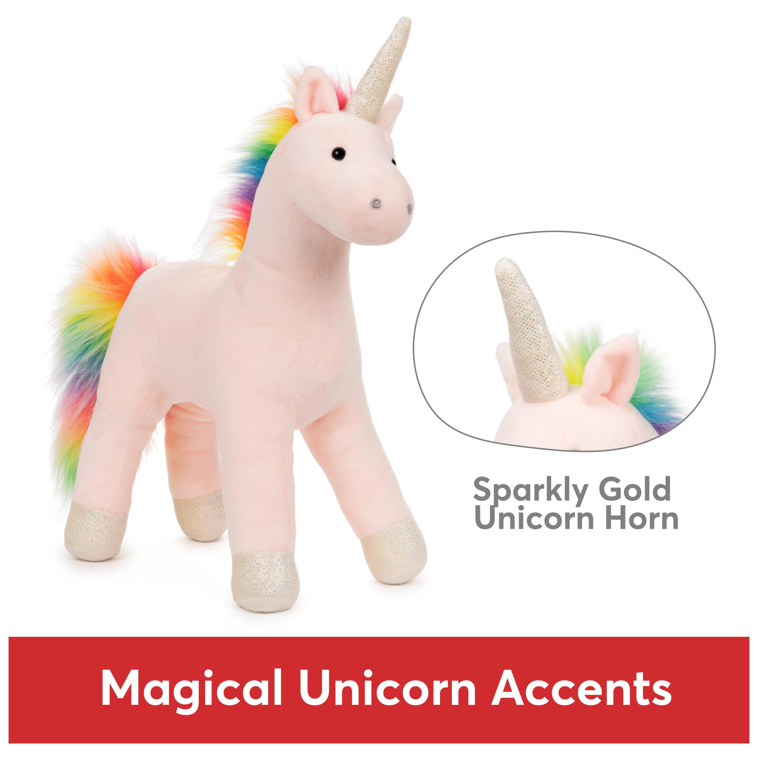 Amazon.com: GUND Starflower Rainbow Unicorn Stuffed Animal
