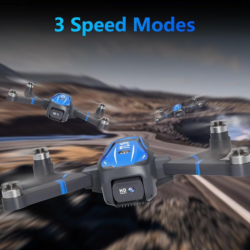Toladrone TL16 4K kamera drón összecsukható quadcopter kék