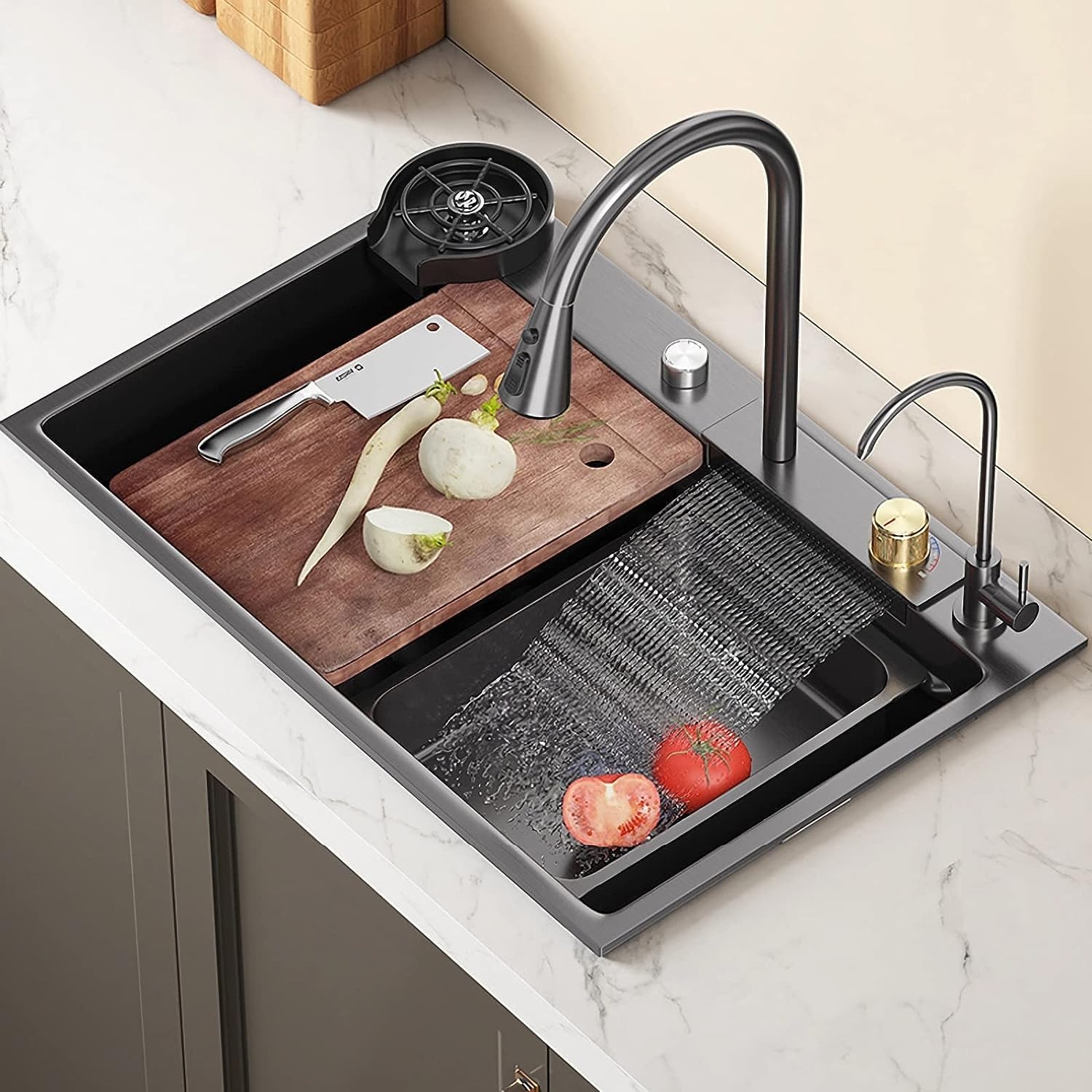 JOKSEEN Kitchen Sink All In One 304 Grade Stainless Steel 