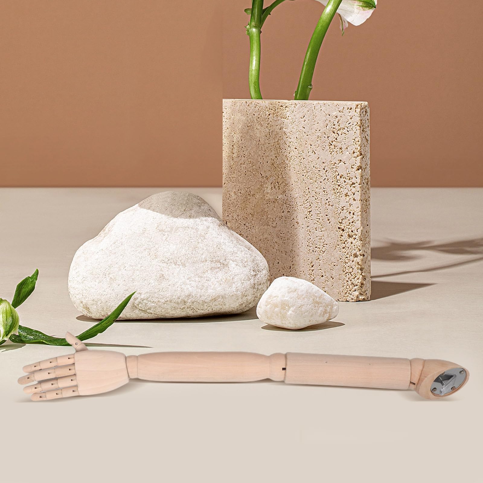 Realistischer Holzarm mit Flexiblen Gelenken aus Robustem Holz und Metall Bewegliches Handmodell für Bekleidungsdisplay und Zeichenpraxis