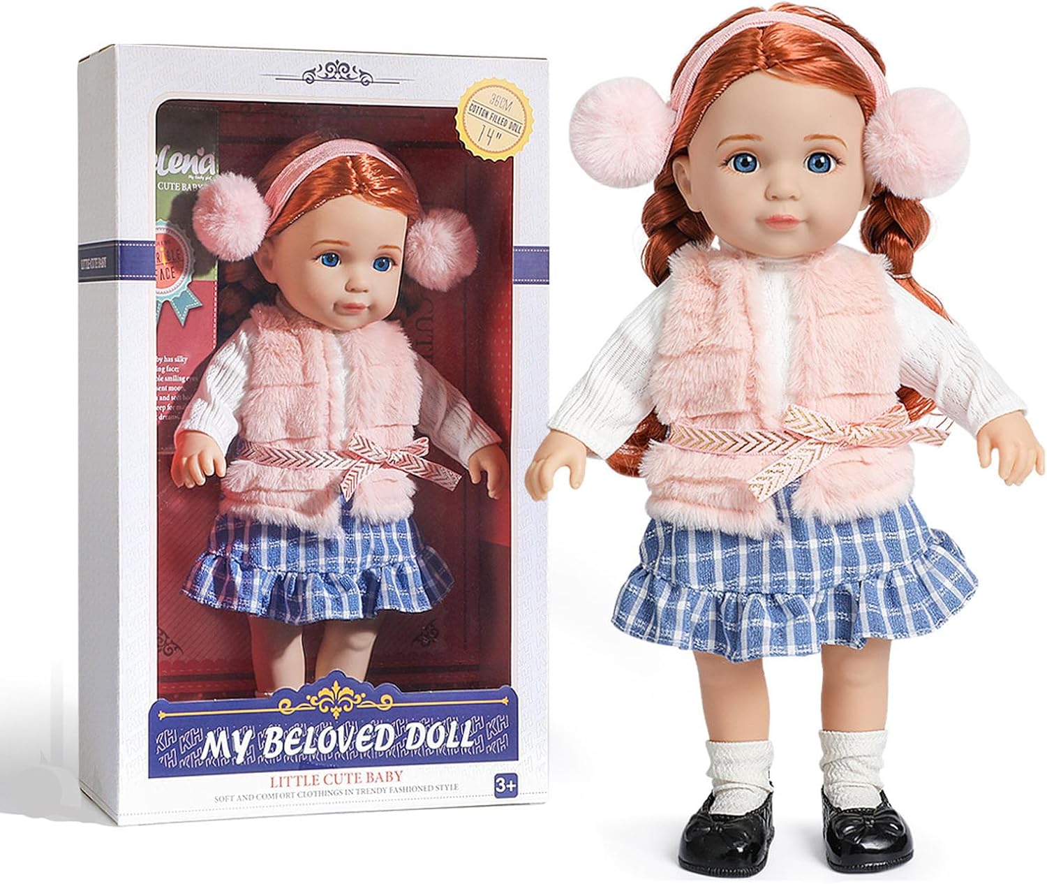 Beauenty Baby Doll,35cm Realistic...