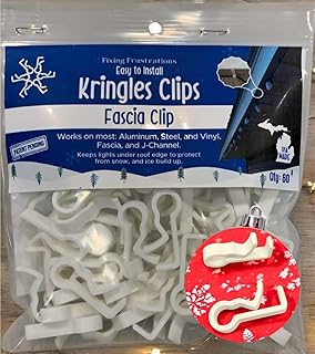 – Made in USA Weather-Resistant Christmas Light Hangers | Secure Snap-On Locking Tab, Tool-Free Installation