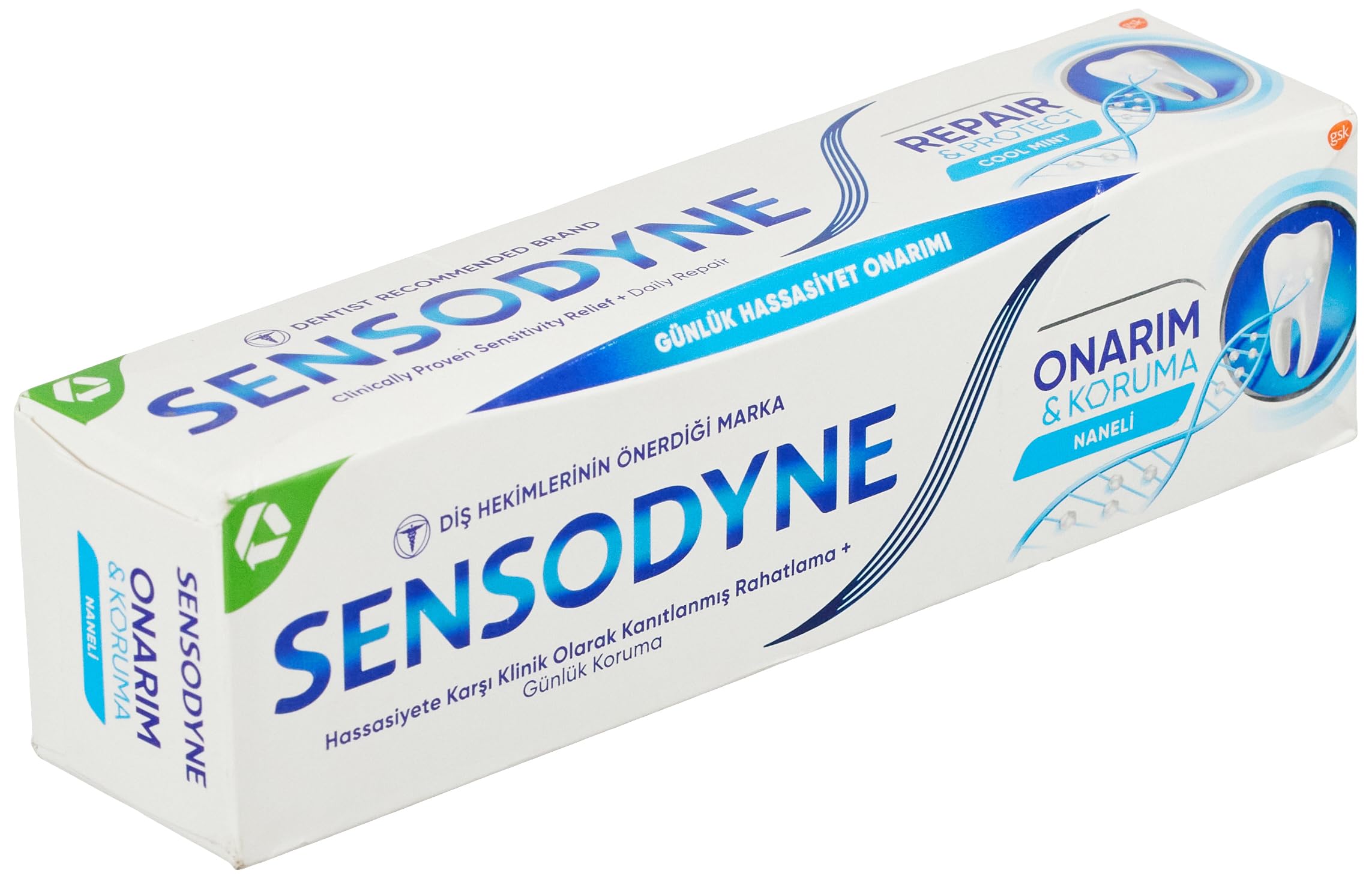 Sensodyne Onarım ve Koruma Diş Macunu 75 ml (3 paketi)